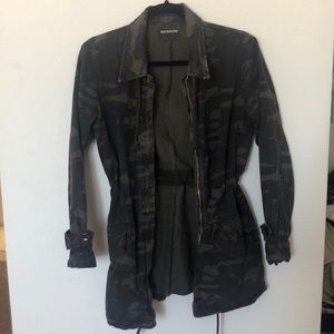 Monroe Distressed Camo Jacket